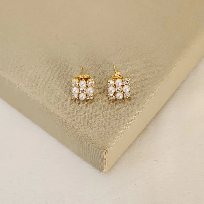 Brinco Delicado Zircônia e Perola