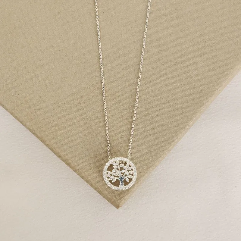 Colar Arvore da Vida Zircônia