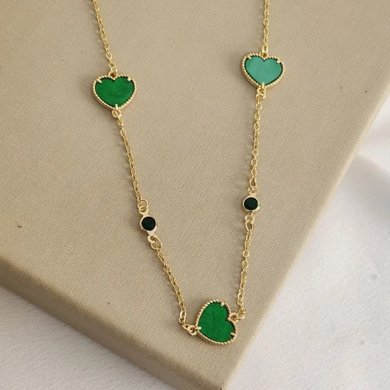 Colar Coração Madreperola