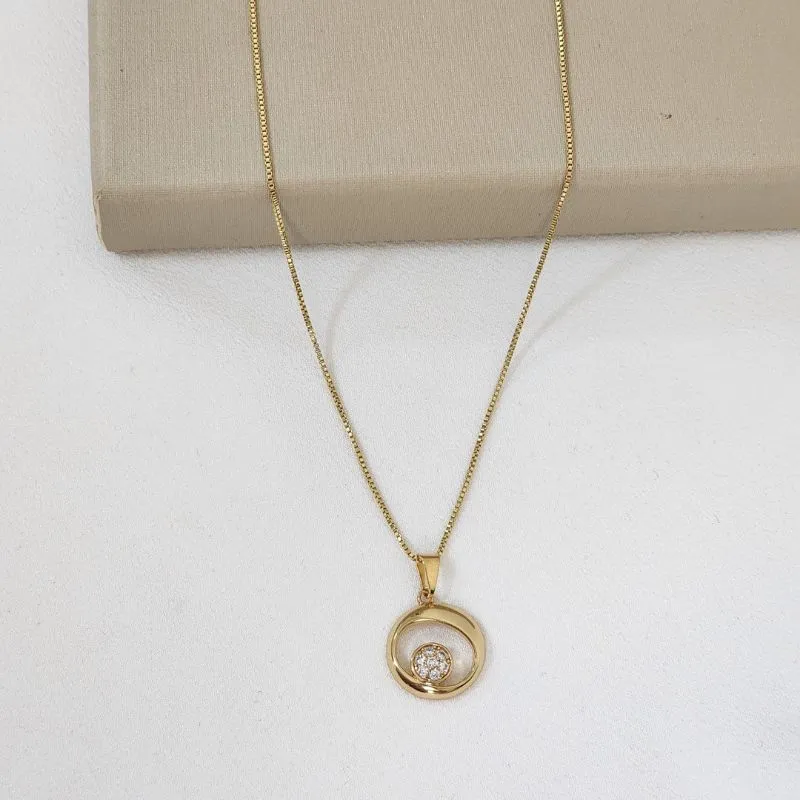 Colar Delicado Zircônia