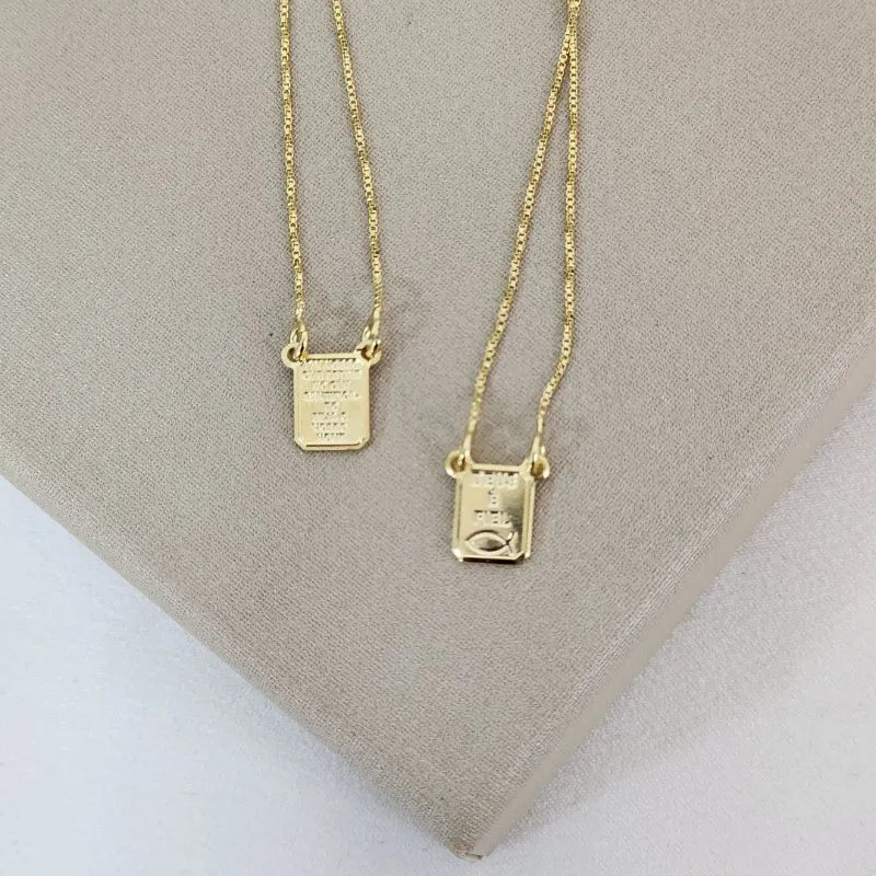 Colar Escapulário Delicado