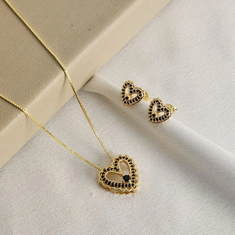 Conjunto Delicado Coração