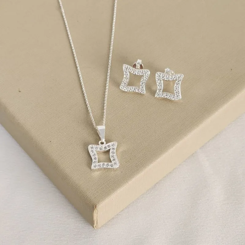 Conjunto Elegante Zircônia