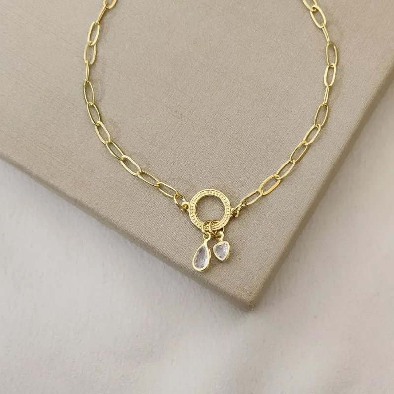 Pulseira Delicada Zircônia