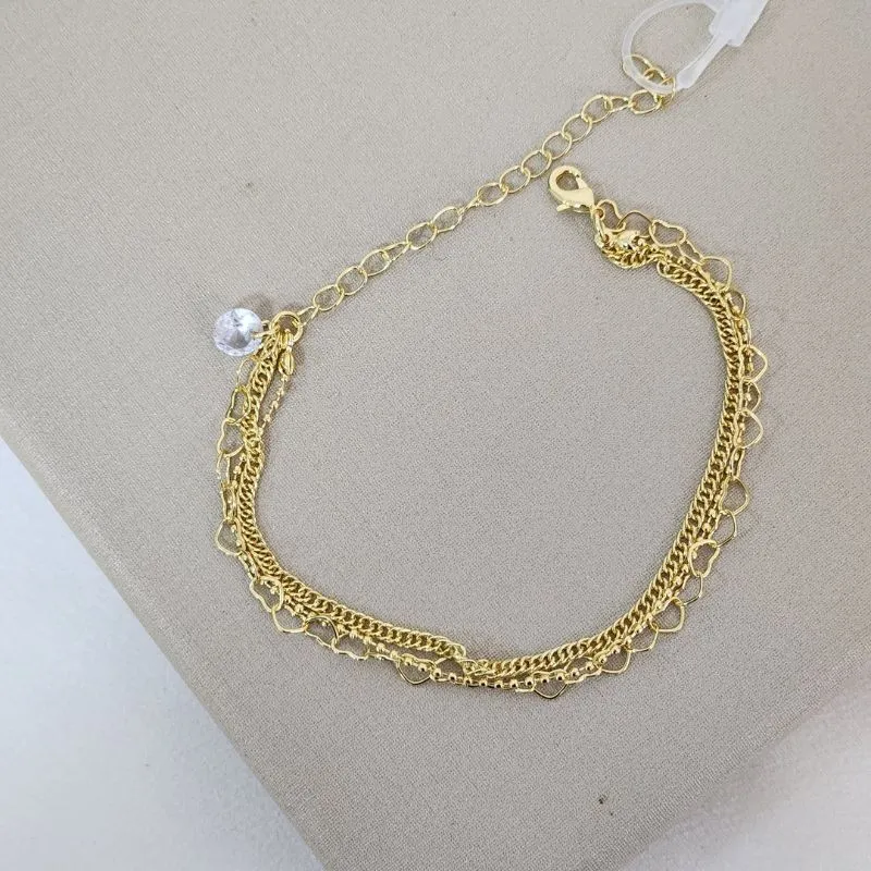 Pulseira Dupla Zircônia