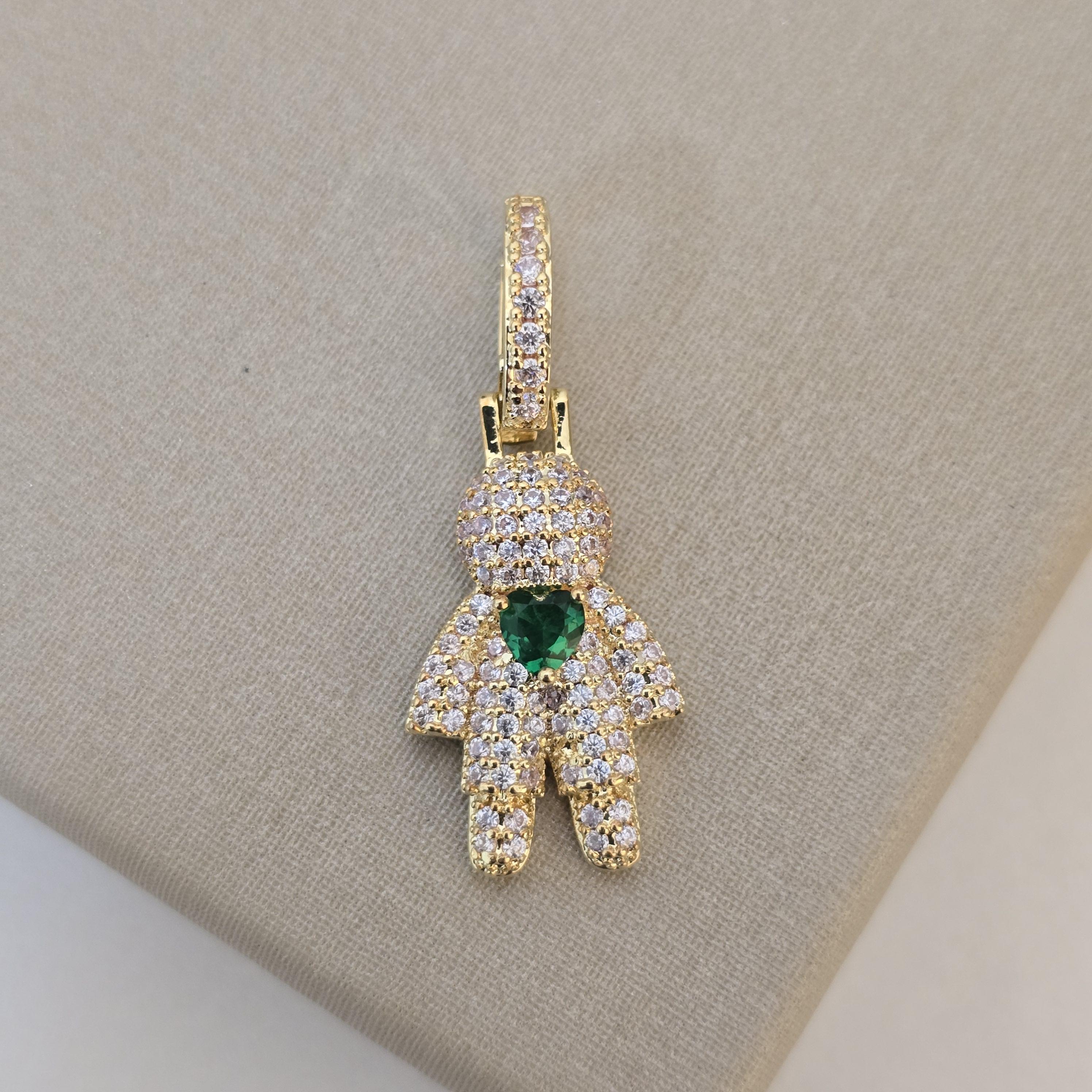 Pingente Zircônia - Menino