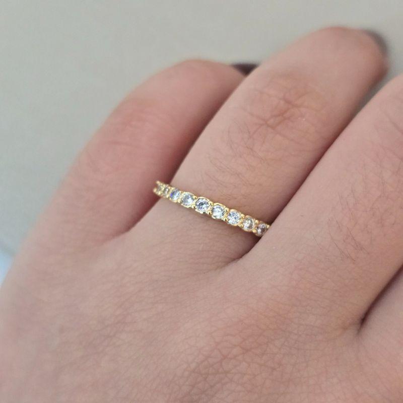 Anel Fino Zirconia