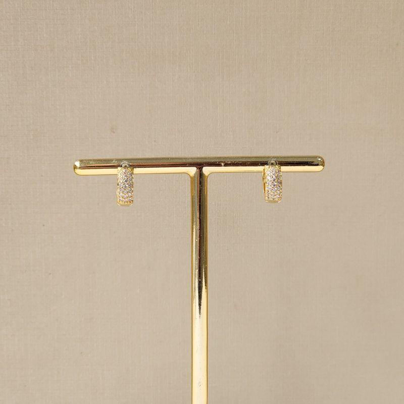 Argola Delicada Zirconia