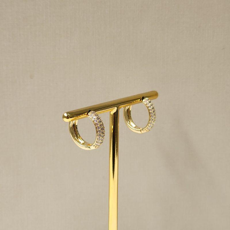 Argola Delicada Zirconia