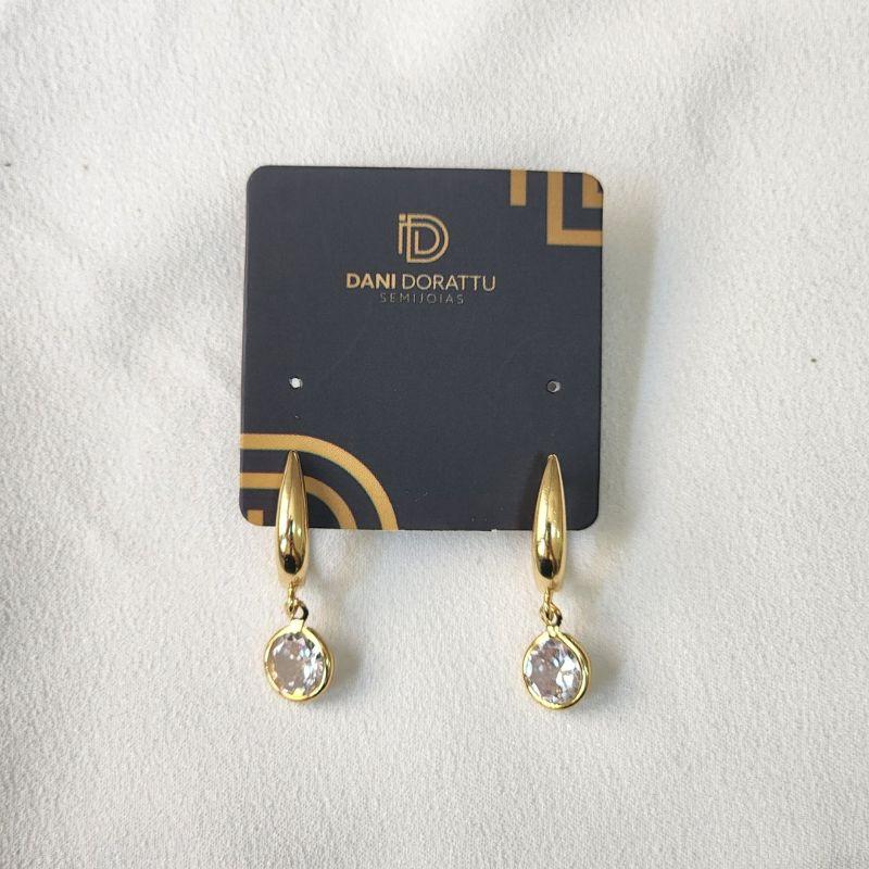 Argola Delicada Zirconia