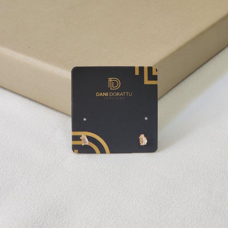 Brinco Infantil Gota Zirconia