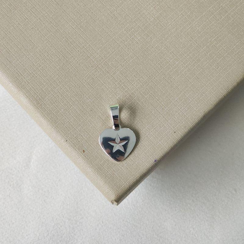 Colar Coração Estrela
