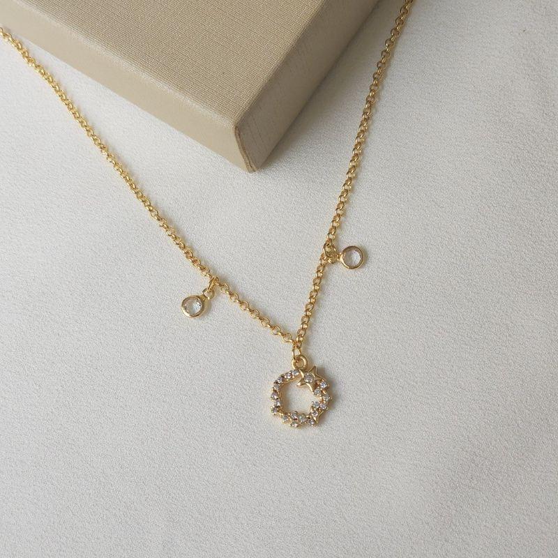 Colar Zirônia Estrelas