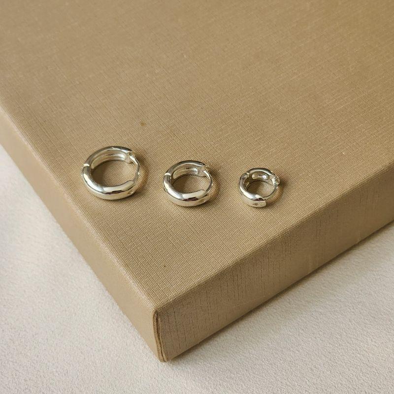 Trio de Argolas Lisas