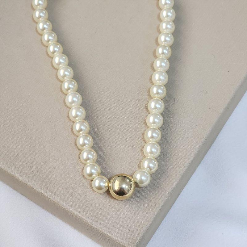Colar Choker Perola