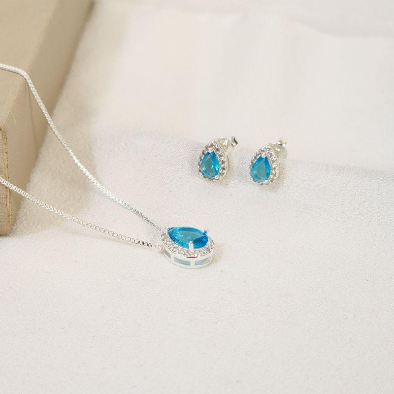 Conjunto Pedra Zircônia