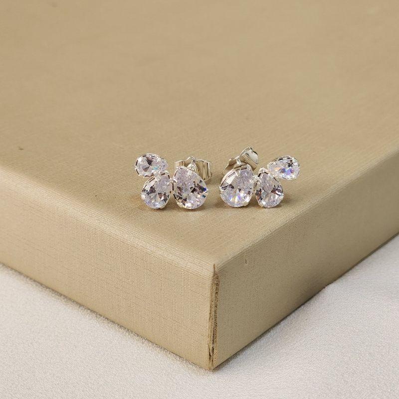 Brinco Earcuff Gota Zircônia