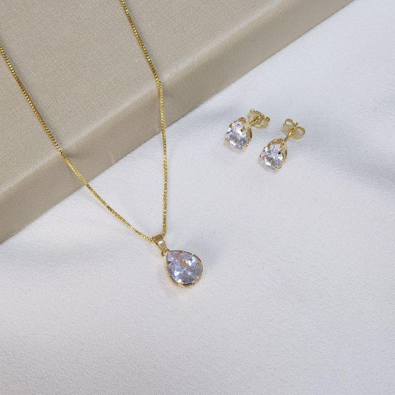 Conjunto Gota Zircônia