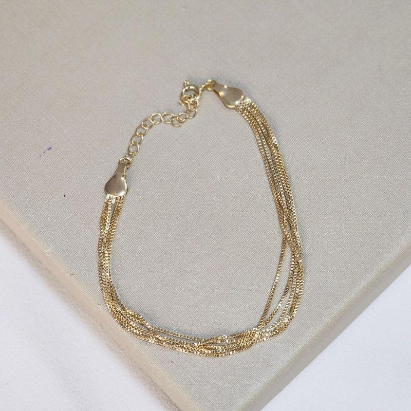 Pulseira Tripla Lisa