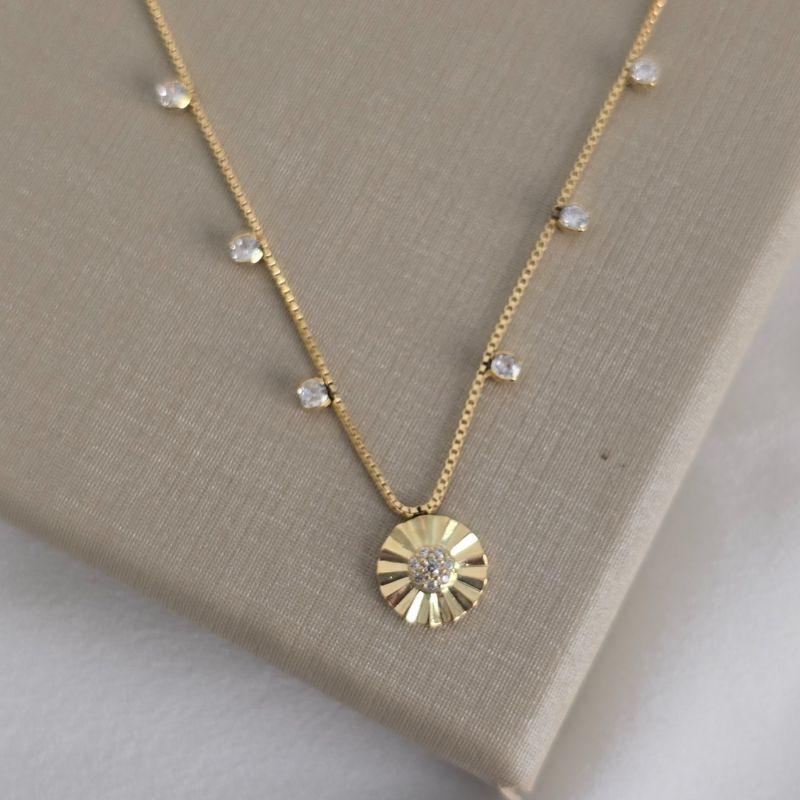 Colar Delicado Zircônia