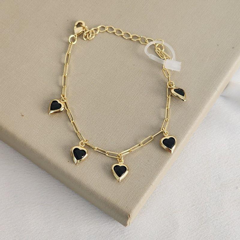 Pulseira Corações