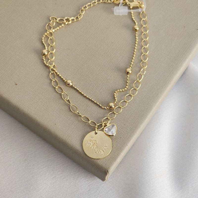 Pulseira Dupla Lisa