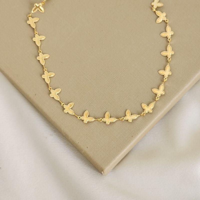 Colar Choker Borboleta Lisa