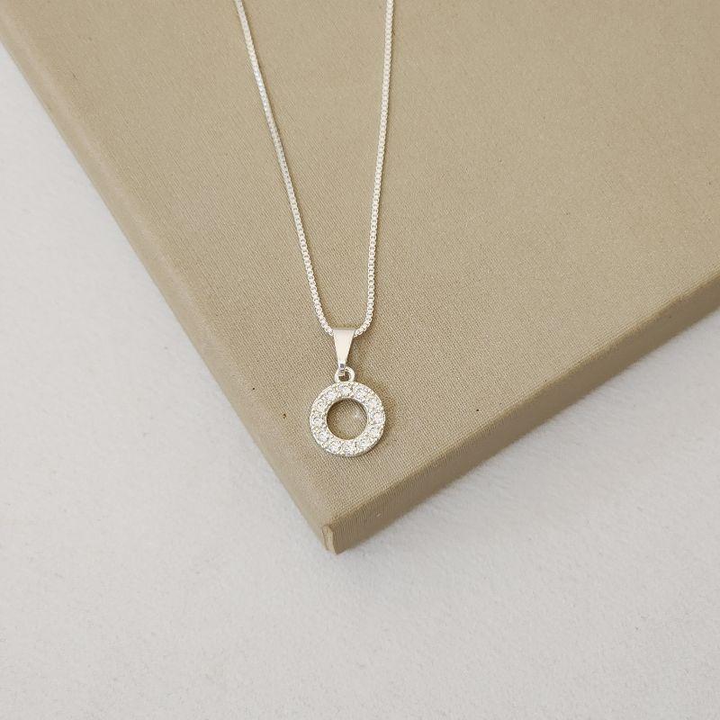 Colar Geométrico Zircônia